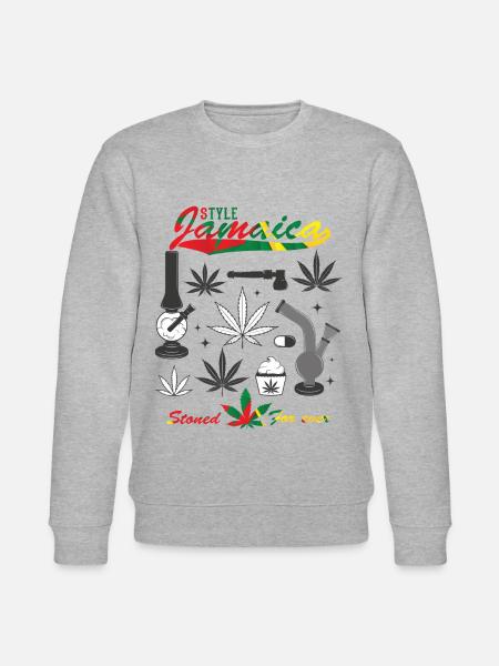 Style Jamaica - Stanley/Stella Unisex Bio-Sweatshirt CHANGER  - Grau meliert