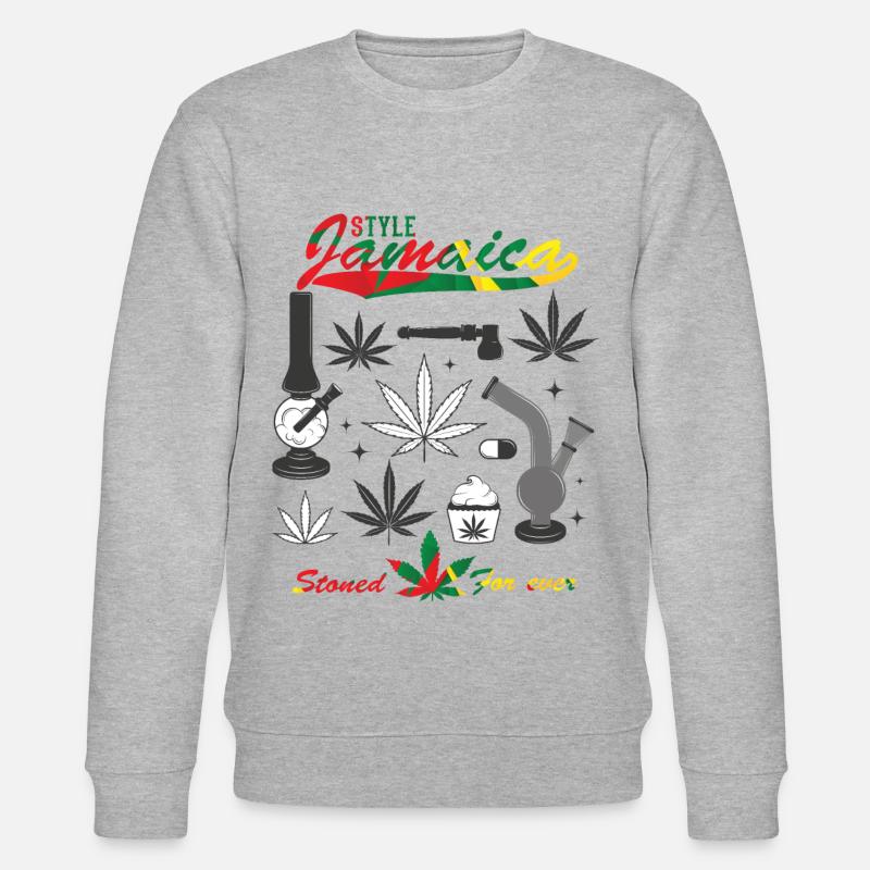 Style Jamaïque - Sweat bio CHANGER Stanley/Stella Unisexe - gris chiné