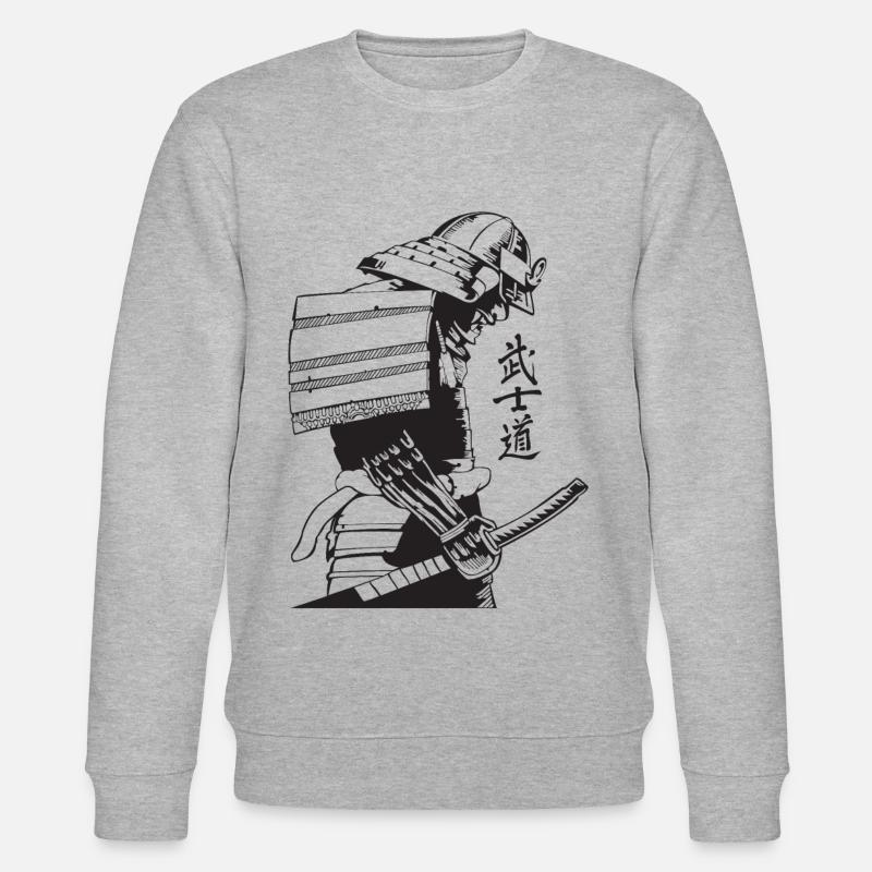 samurai - Stanley/Stella CHANGER Unisex Organic Sweatshirt - heather grey