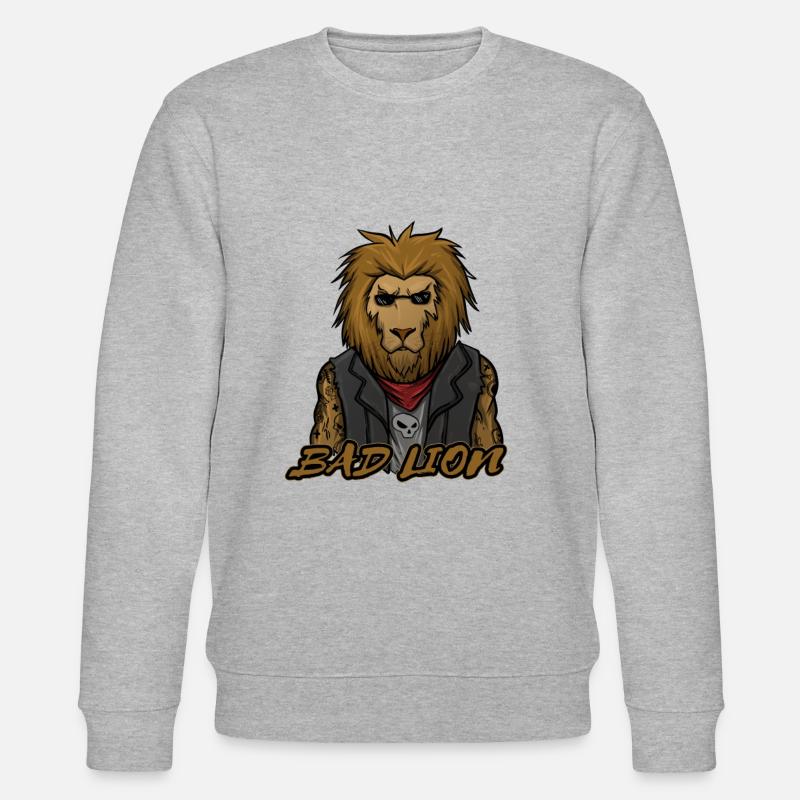 Lion Cool - Sweat bio CHANGER Stanley/Stella Unisexe - gris chiné