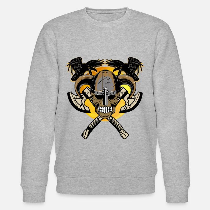 VIKINGS - Stanley/Stella Unisex Bio-Sweatshirt CHANGER  - Grau meliert