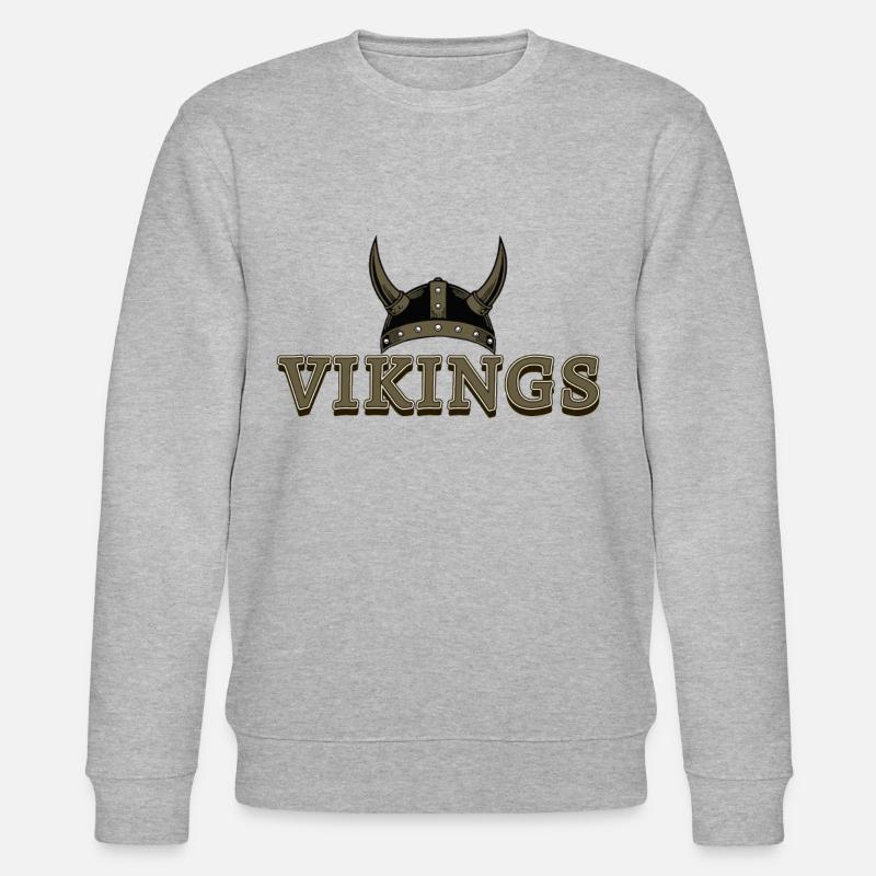 VIKINGS - Stanley/Stella Unisex Bio-Sweatshirt CHANGER  - Grau meliert