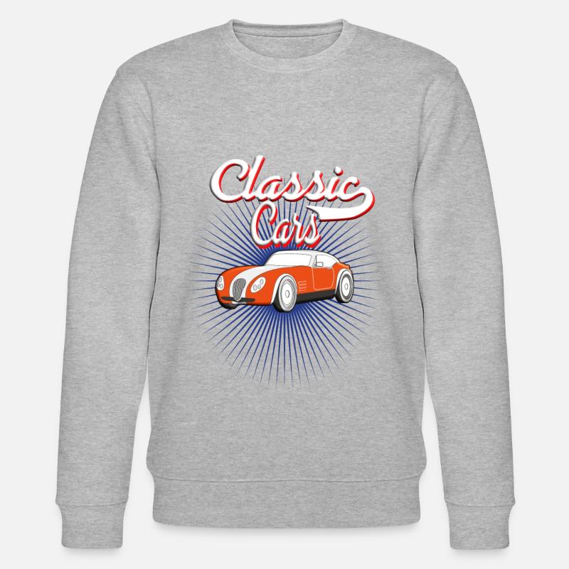 Automobile Car Oldtimer Classic - Stanley/Stella CHANGER Unisex Organic Sweatshirt - heather grey