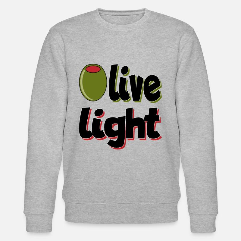 Olive LIght - Sweat bio CHANGER Stanley/Stella Unisexe - gris chiné