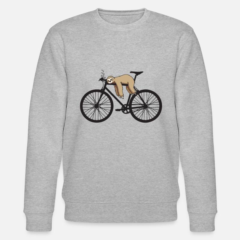 Lazy BICYCLE - Stanley/Stella Unisex Bio-Sweatshirt CHANGER  - Grau meliert