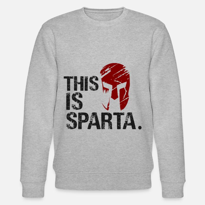 C'est Sparta - Sweat bio CHANGER Stanley/Stella Unisexe - gris chiné