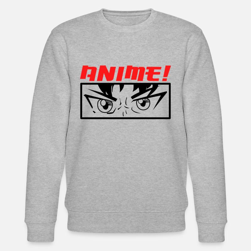 Anime - Stanley/Stella Unisex Bio-Sweatshirt CHANGER  - Grau meliert