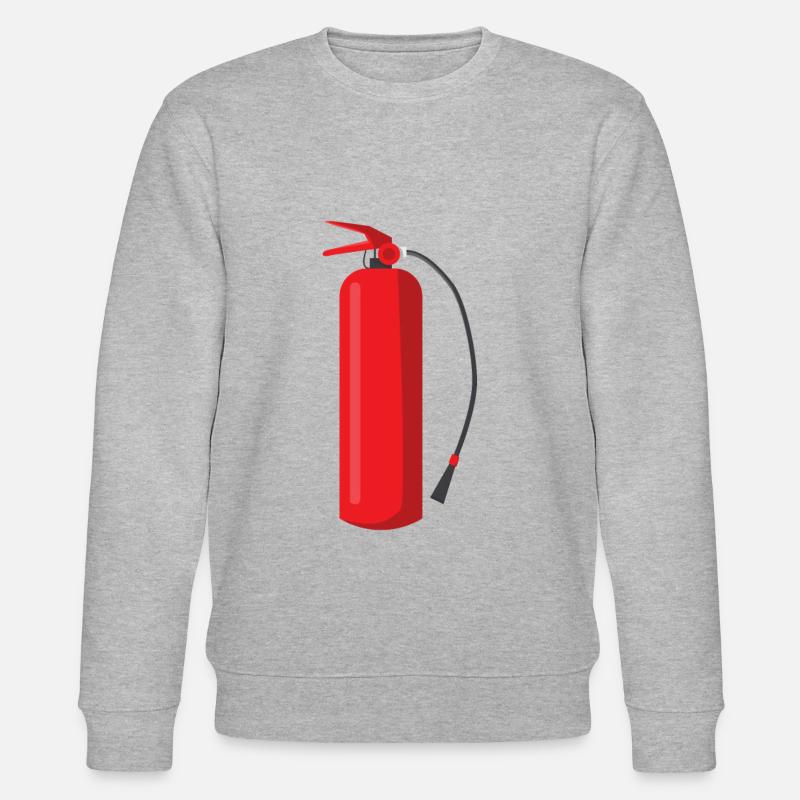 extinguisher - Stanley/Stella CHANGER Unisex Organic Sweatshirt - heather grey