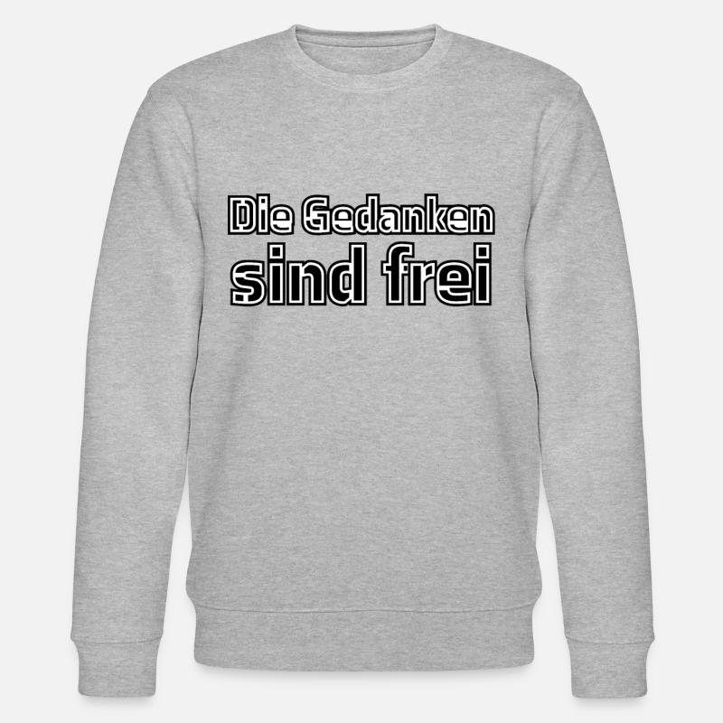 Les pensées sont libres - Sweat bio CHANGER Stanley/Stella Unisexe - gris chiné