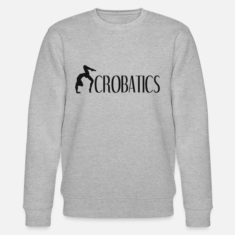 Akrobatik Akrobatiker Spruch - Stanley/Stella Unisex Bio-Sweatshirt CHANGER  - Grau meliert
