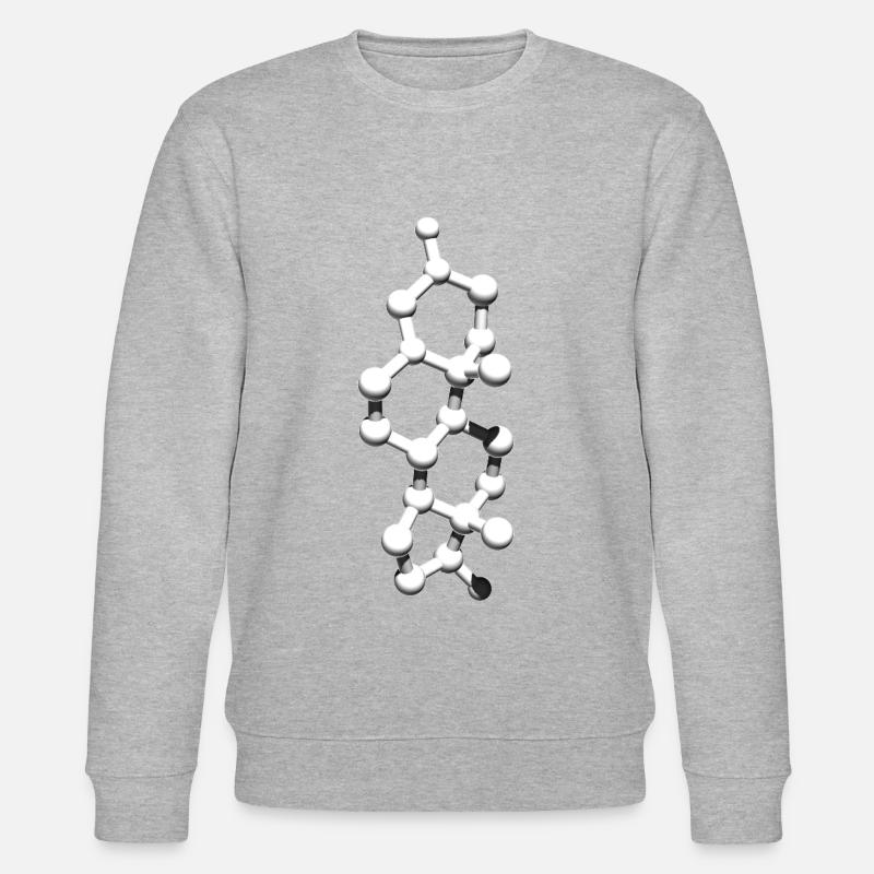Fitness nerd, molécule de testostérone - Sweat bio CHANGER Stanley/Stella Unisexe - gris chiné