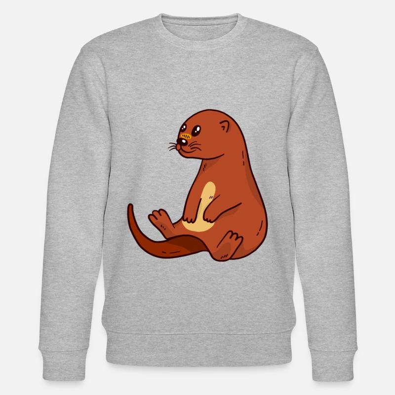 Otter - Stanley/Stella Unisex Bio-Sweatshirt CHANGER  - Grau meliert