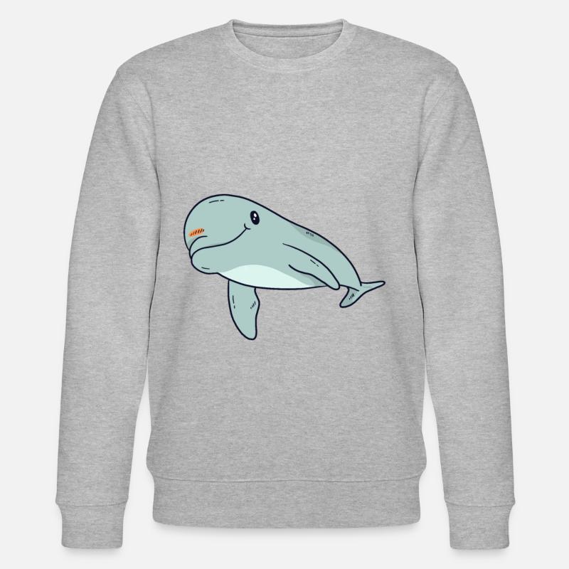 Delfin - Stanley/Stella Unisex Bio-Sweatshirt CHANGER  - Grau meliert