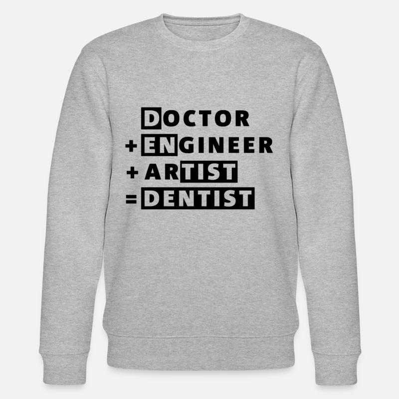 Dentist - Sweat bio CHANGER Stanley/Stella Unisexe - gris chiné