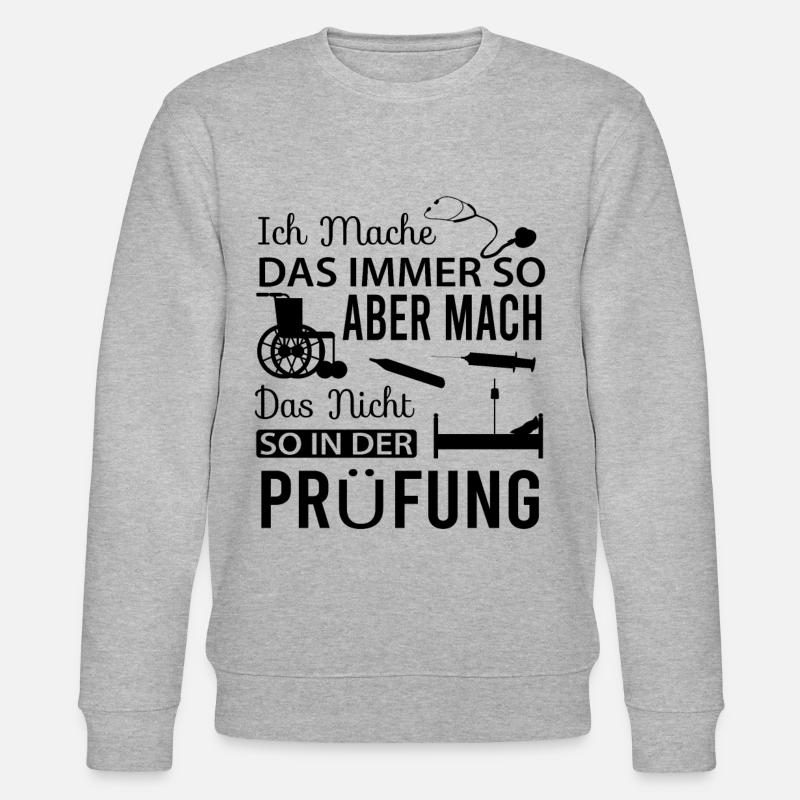 Altenpflegerin Altenpfleger - Stanley/Stella Unisex Bio-Sweatshirt CHANGER  - Grau meliert