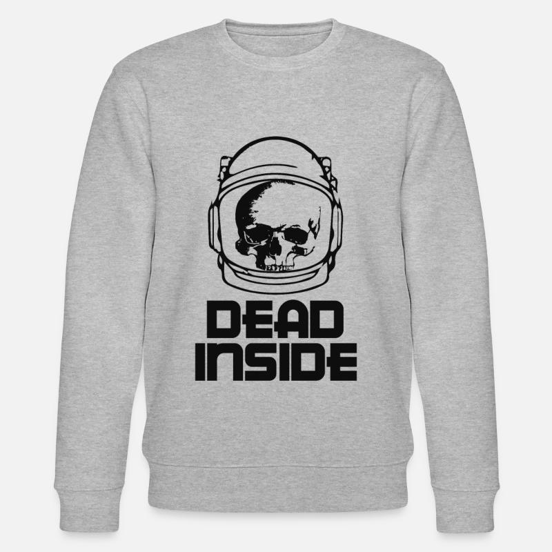 Dead inside - Stanley/Stella CHANGER Unisex Organic Sweatshirt - heather grey