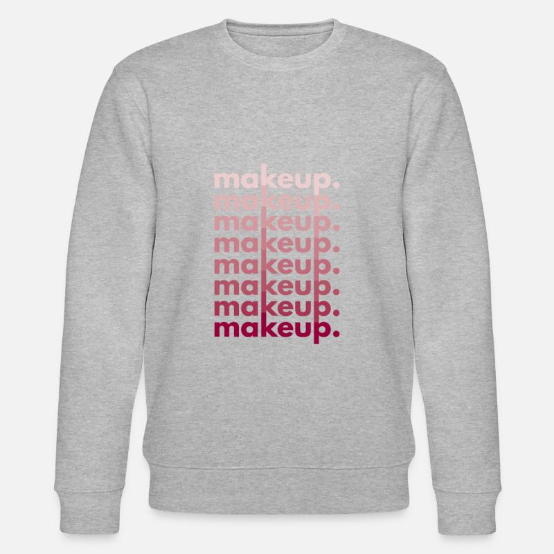 Maquillage dans différentes nuances - Sweat bio CHANGER Stanley/Stella Unisexe - gris chiné