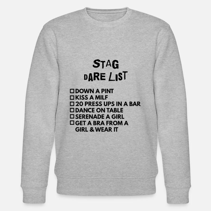 Sag Venture List - Sweat bio CHANGER Stanley/Stella Unisexe - gris chiné