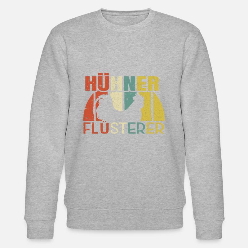 Hühnerflüsterer - Stanley/Stella Unisex Bio-Sweatshirt CHANGER  - Grau meliert
