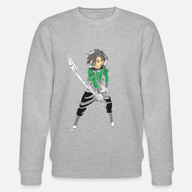 Manga - Stanley/Stella Unisex Bio-Sweatshirt CHANGER  - Grau meliert