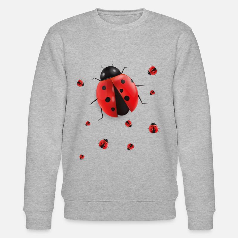 Ladybug - Stanley/Stella CHANGER Unisex Organic Sweatshirt - heather grey