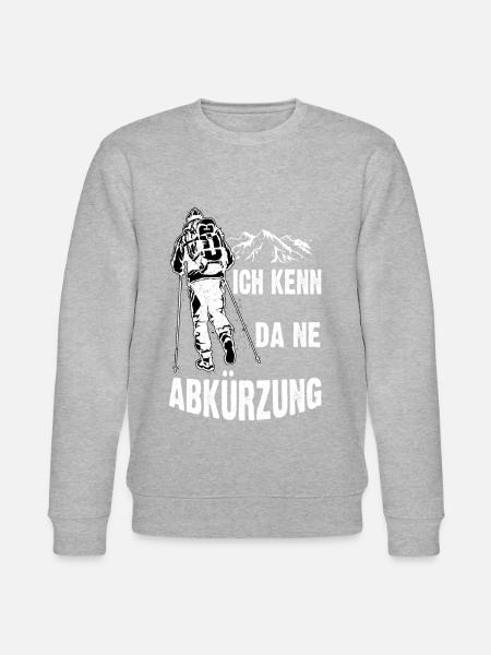 Ich kenn da ne Abkürzung - Stanley/Stella Unisex Bio-Sweatshirt CHANGER  - Grau meliert