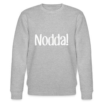 Nodda! Siegerland Siegen Wittgenstein Geschenk - Stanley/Stella Unisex Bio-Sweatshirt CHANGER  - Grau meliert - Vorne - Nik (191cm) & Marisol (170cm)
