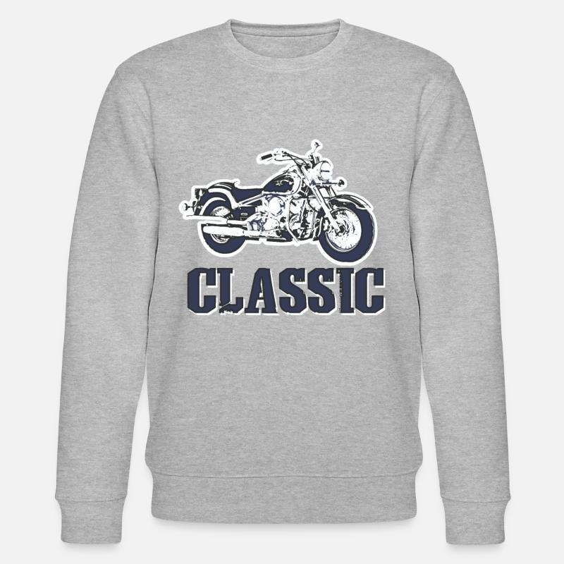 Conception de moto "classique" - Sweat bio CHANGER Stanley/Stella Unisexe - gris chiné