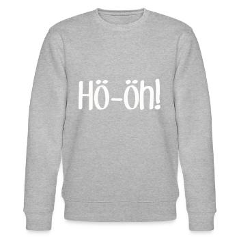HÖ ÖH - Siegerländer Wittgensteiner Platt Siegen - Stanley/Stella Unisex Bio-Sweatshirt CHANGER  - Grau meliert - Vorne - Nik (191cm) & Marisol (170cm)