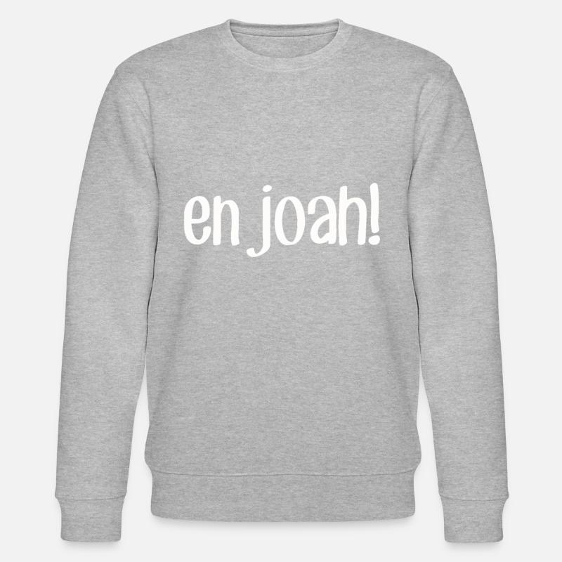 EN JOAH - Siegerländer Wittgensteiner Platt Siegen - Stanley/Stella Unisex Bio-Sweatshirt CHANGER - Grau meliert