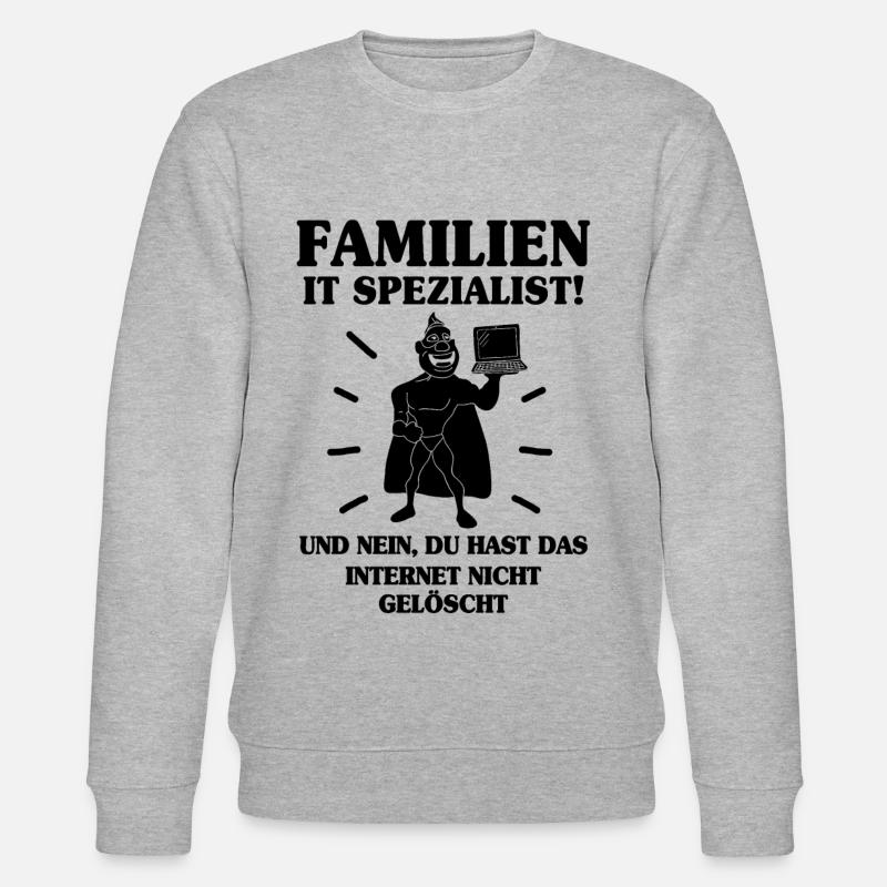 ITler - Stanley/Stella Unisex Bio-Sweatshirt CHANGER  - Grau meliert