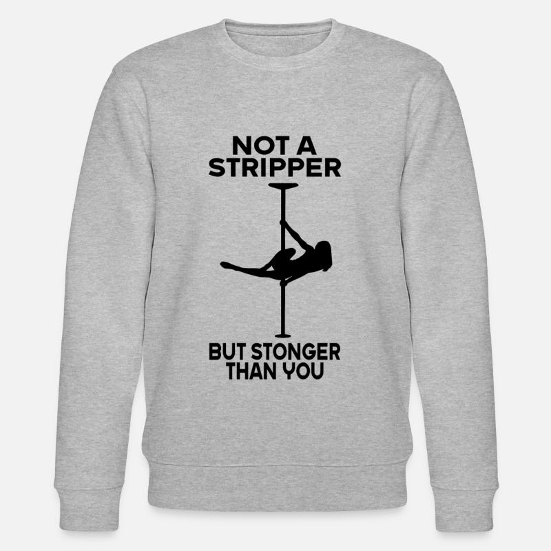 Pole dance pole dance gift - Stanley/Stella CHANGER Unisex Organic Sweatshirt - heather grey