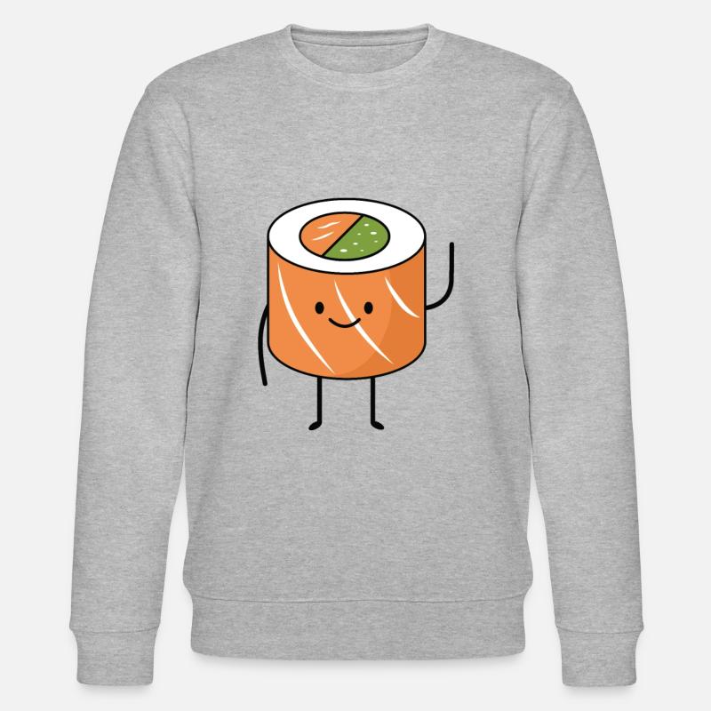 Mec sushi - Sweat bio CHANGER Stanley/Stella Unisexe - gris chiné