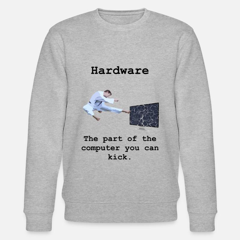 Programming Programmer Computer Science Hardware - Stanley/Stella CHANGER Unisex Organic Sweatshirt - heather grey