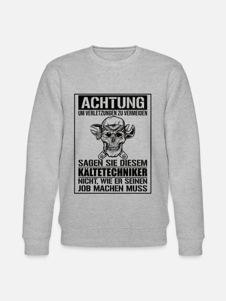 Kältetechniker Klimatechniker - Stanley/Stella Unisex Bio-Sweatshirt CHANGER - Grau meliert
