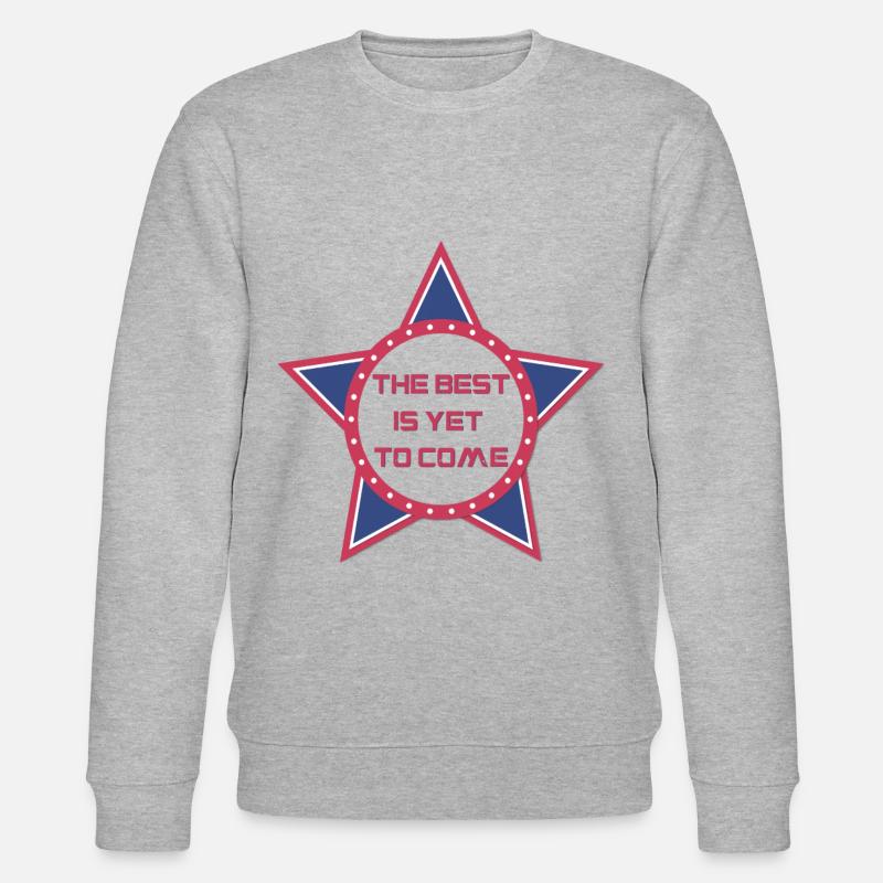The best is yet - Stanley/Stella Unisex Bio-Sweatshirt CHANGER  - Grau meliert