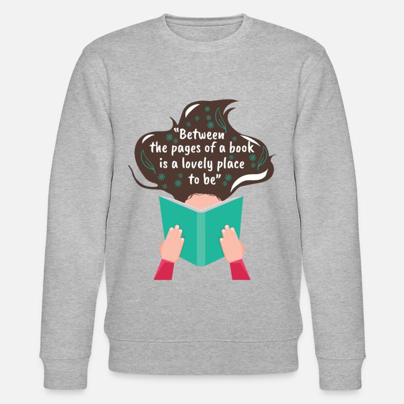Lesen - Stanley/Stella Unisex Bio-Sweatshirt CHANGER  - Grau meliert
