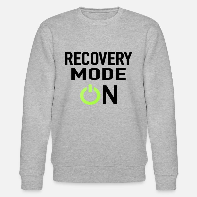 Recovery Mode On - Stanley/Stella Unisex Bio-Sweatshirt CHANGER  - Grau meliert