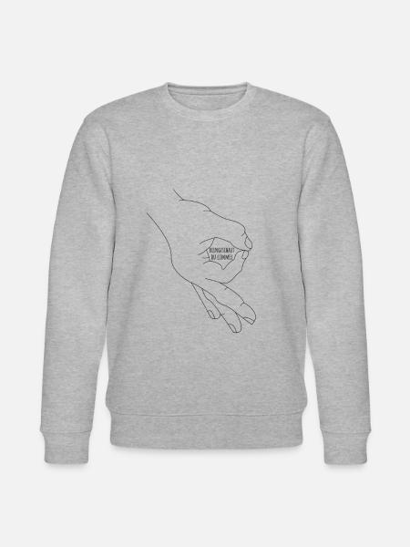 Looked In At Retro Memes - Stanley/Stella CHANGER Unisex Organic Sweatshirt - heather grey