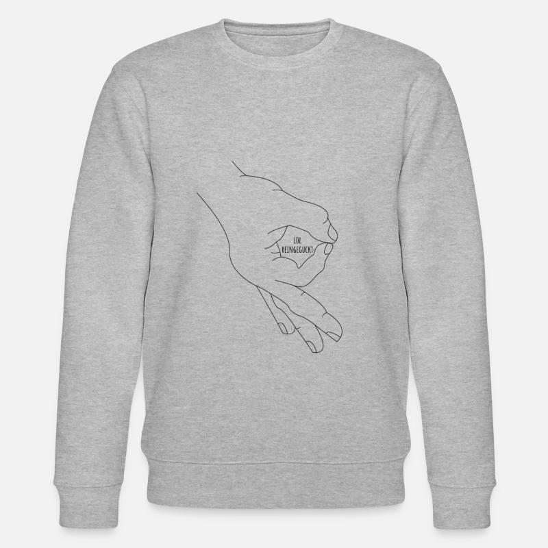 Regarder à l’intérieur Retro Meme - Sweat bio CHANGER Stanley/Stella Unisexe - gris chiné