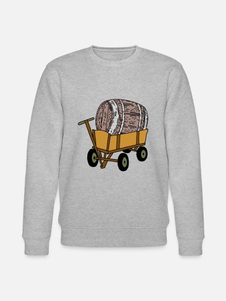 Bollerwagen - Stanley/Stella Unisex Bio-Sweatshirt CHANGER - Grau meliert
