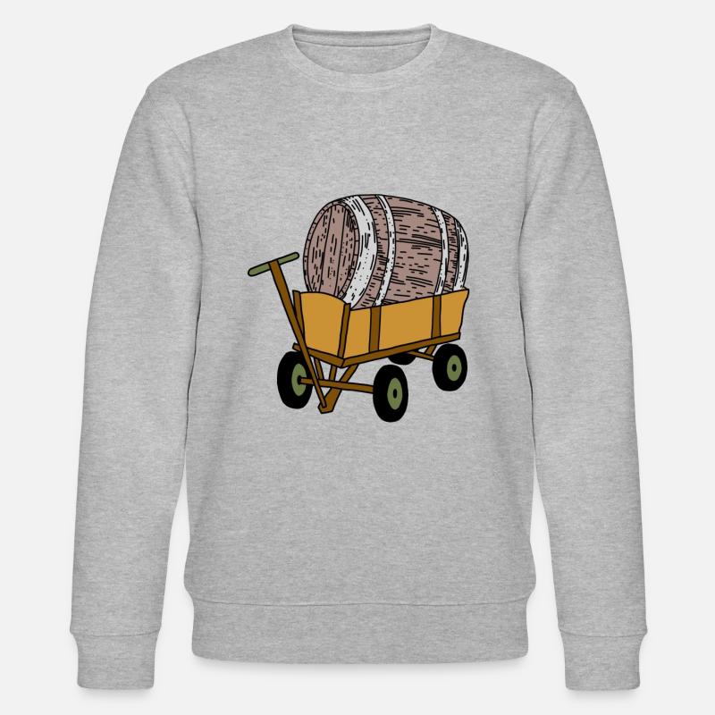 Bollerwagen - Stanley/Stella Unisex Bio-Sweatshirt CHANGER  - Grau meliert