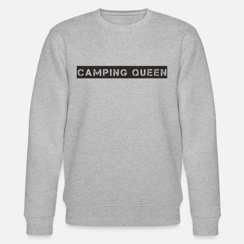 Camping - Camping Queen - Sweat bio CHANGER Stanley/Stella Unisexe - gris chiné