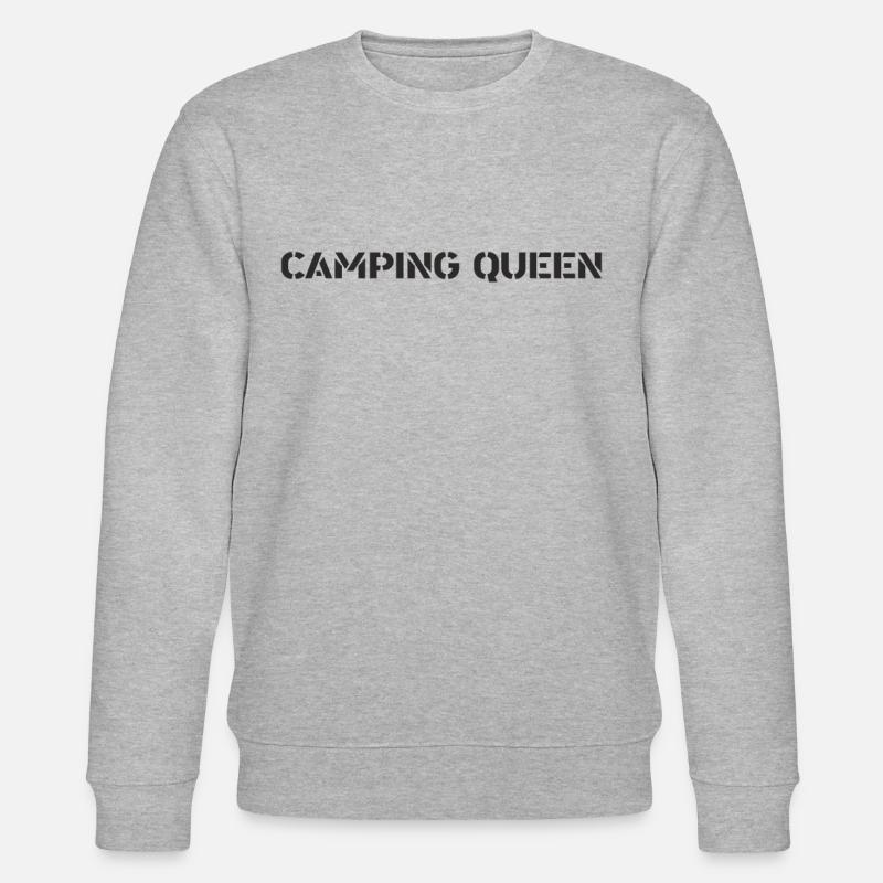 Camping - Camping Queen - Sweat bio CHANGER Stanley/Stella Unisexe - gris chiné