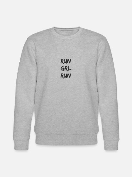 Running - run grl run - Stanley/Stella CHANGER Unisex Organic Sweatshirt - heather grey