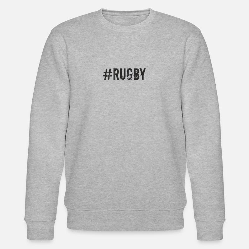 Rugby - #Rugby - Stanley/Stella Unisex Bio-Sweatshirt CHANGER  - Grau meliert