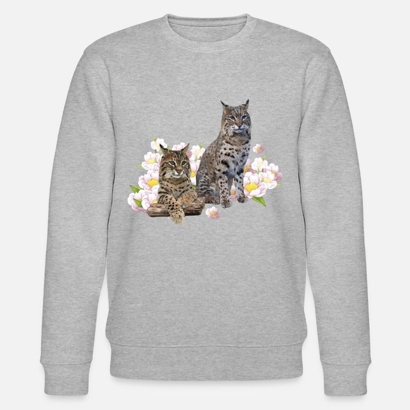 Luchs - Stanley/Stella Unisex Bio-Sweatshirt CHANGER  - Grau meliert