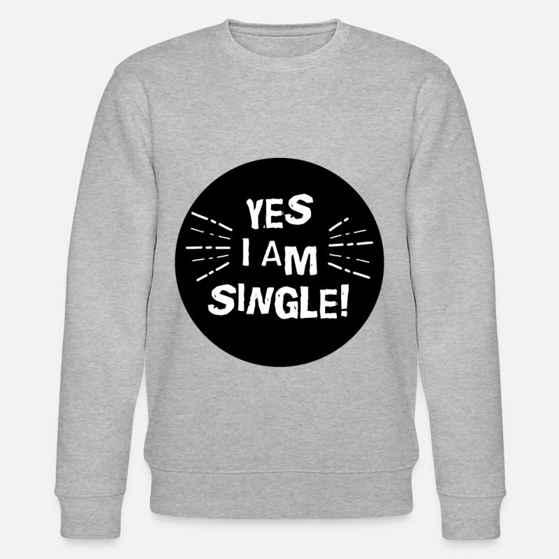 Célibataire - Sweat bio CHANGER Stanley/Stella Unisexe - gris chiné