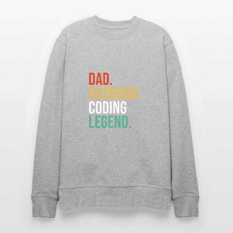 Ehemann Vater Papa Coder Coding Informatiker Stanley/Stella Unisex Bio-Sweatshirt CHANGER 