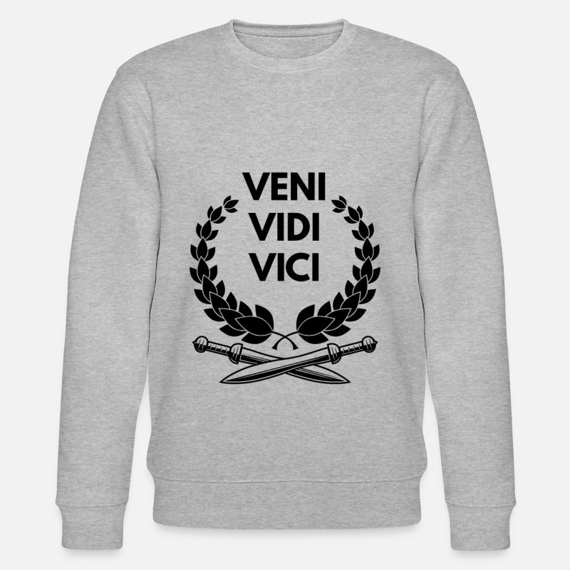 Veni Vidi Vici, Empire romain - Sweat bio CHANGER Stanley/Stella Unisexe - gris chiné
